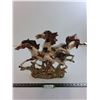 Image 1 : Porcelain "Horses" Table Display - 1 Chip  -  Pick Up Preferred