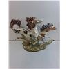 Image 3 : Porcelain "Horses" Table Display - 1 Chip  -  Pick Up Preferred