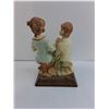 Image 2 : Italian Porcelain "L'Atte nel Mondo" Table Ornament