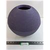 Image 1 : Textured Purple Vase - 12" Dia x 10.5" High