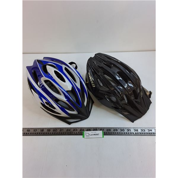 (2) Adult Size Bicycle Helmets
