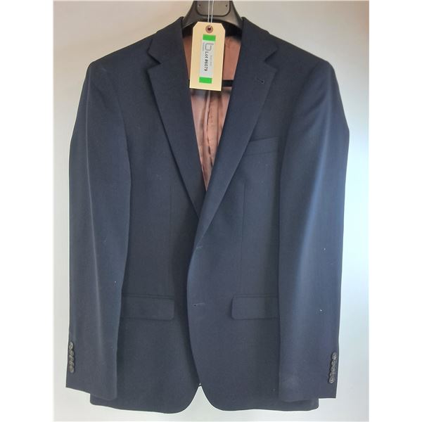 S.Cohen Men's Navy Blue 2-Button Smart Suit Jacket - Approx Size Large