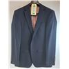 Image 1 : S.Cohen Men's Navy Blue 2-Button Smart Suit Jacket - Approx Size Large