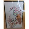 Image 3 : Pair of Wood Framed "Asian Themed" Tapestry Wall Art - 27" x 19" Each - Pickup Only