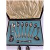 Image 2 : (11) Vintage Abbey Silverware With Case