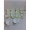 Image 2 : (12) Pyrex Butterfly Gold Mugs, (4) Corelle Plates And (2) Corelle Tea Cups