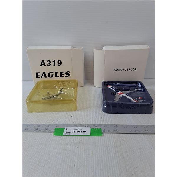 A319 Eagles & Patriots 767-300 Airplane Models