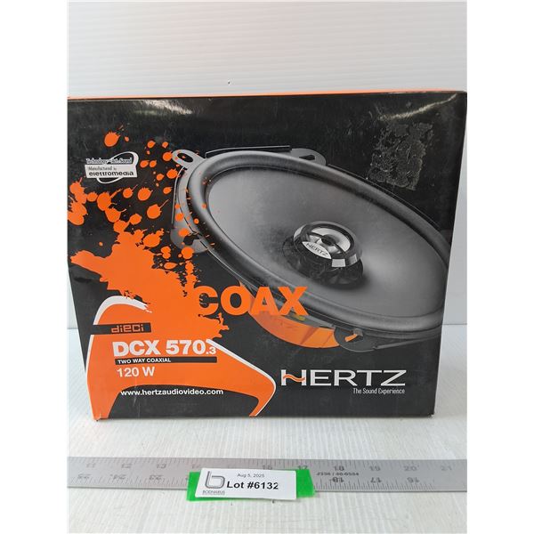 Hertz DCX 570 2 Way Coaxial- As Is