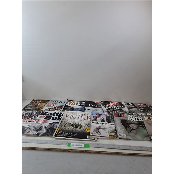 (12) Variety Of Magazines- Canada's History, Greatest Battles & More