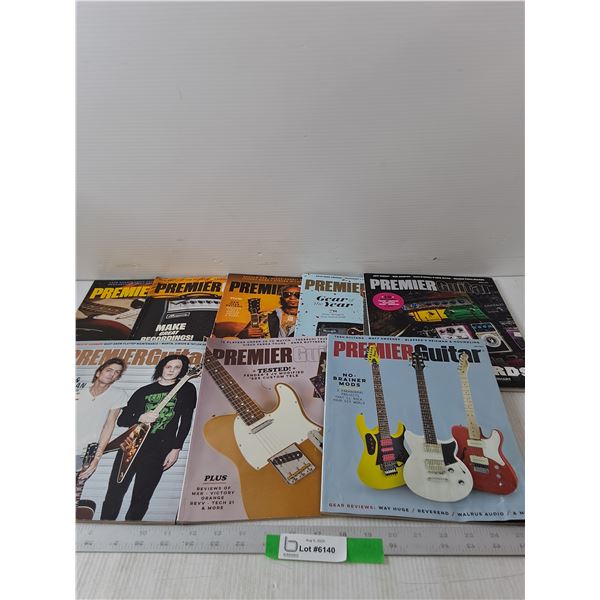 (8) Premier Guitar Magazines