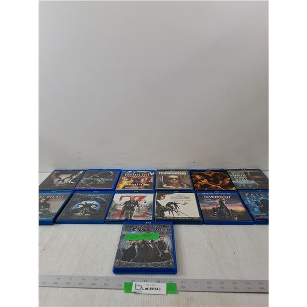 (13) Variety Of Blu-Ray Movies