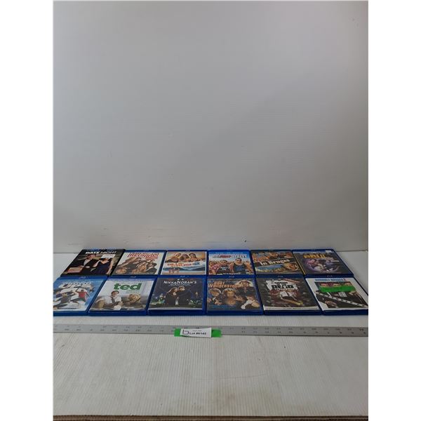 (12) Variety Of Blu-Ray Movies