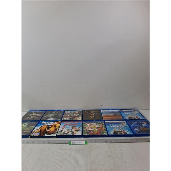 (12) Variety Of Blu-Ray Movies