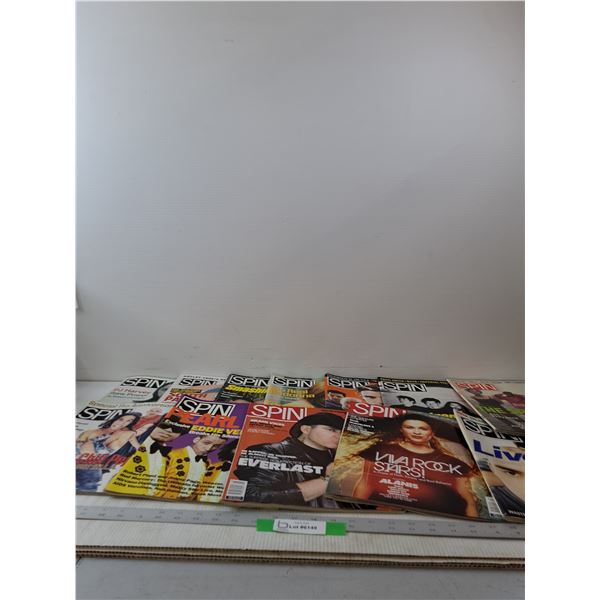 (12) Variety Of Spin Magazines