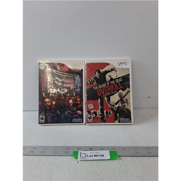 Wii The House Of Dead 2 & 3 & House Of Dead Overkill