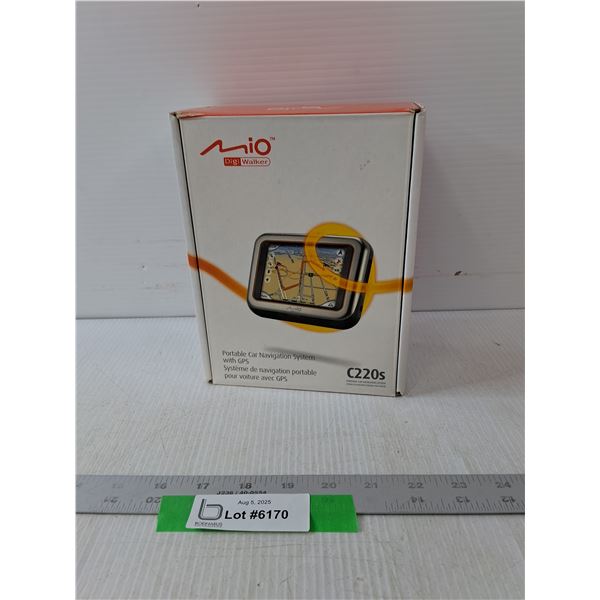 Mio Digi Walker Portable Car Navigation System With GPS- As Is
