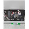 Image 1 : NHL Hockey Figurines LaFleur and Shutt- 13" x 7" x 3.5"