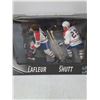Image 2 : NHL Hockey Figurines LaFleur and Shutt- 13" x 7" x 3.5"