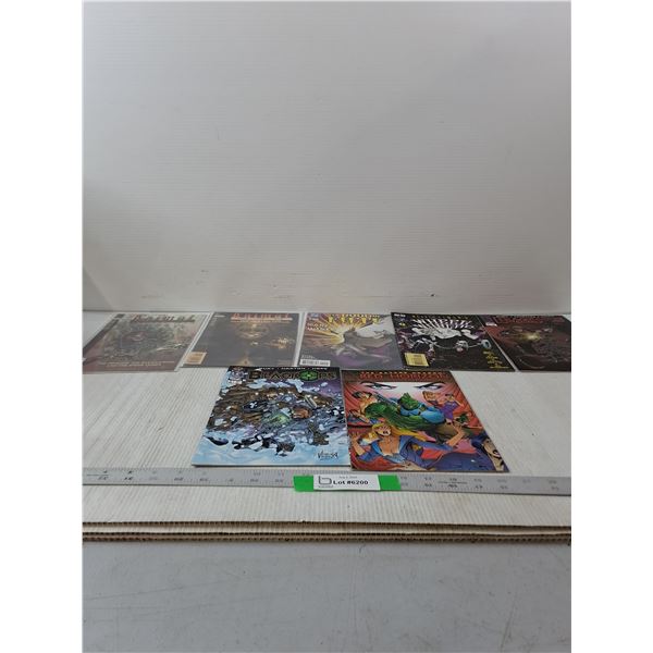 (7) Variety Of Comic Books