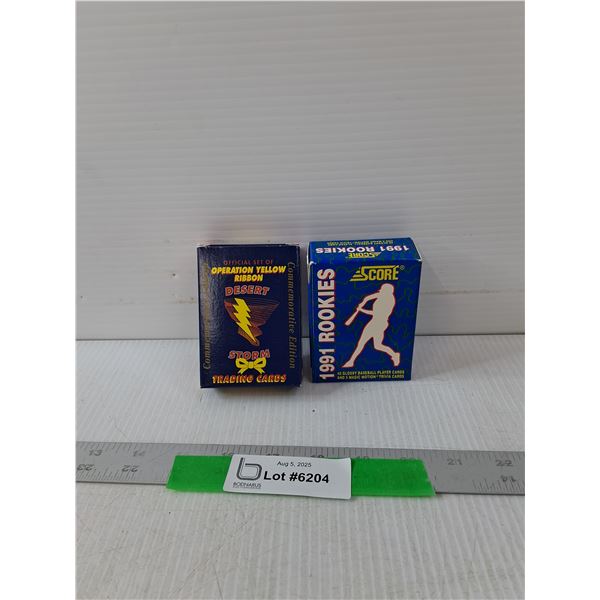 1991 Rookie Trading Cards & Desert Storm Trading Cards