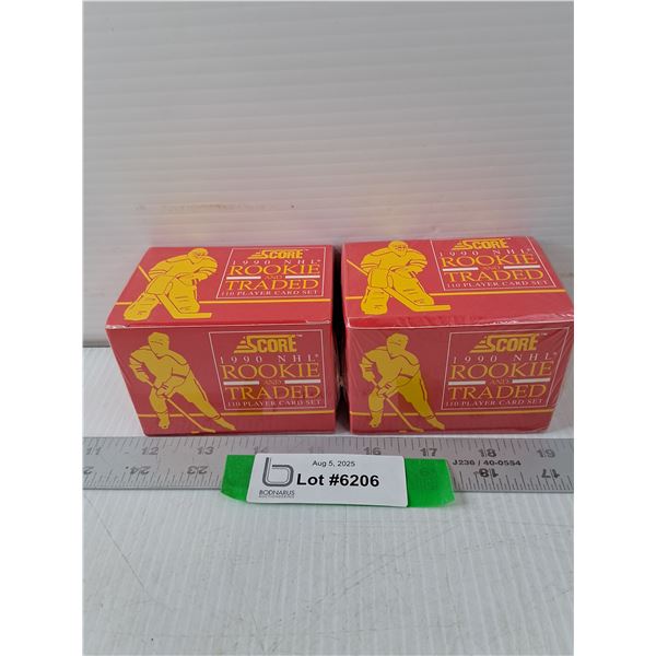 1990 NHL Rookie And Traded 110 Player Card Set- NIB