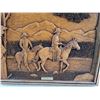 Image 2 : Carved Faux Pressed Wood Wall Decor - High Country - by Kim Murray 18" x 15"