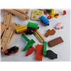 Image 5 : Wooden Kids Toy Train Playset