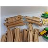 Image 6 : Wooden Kids Toy Train Playset