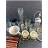Image 6 : Kitchen Knives, Candle Holders & Lantern, Mugs and Glass Cups