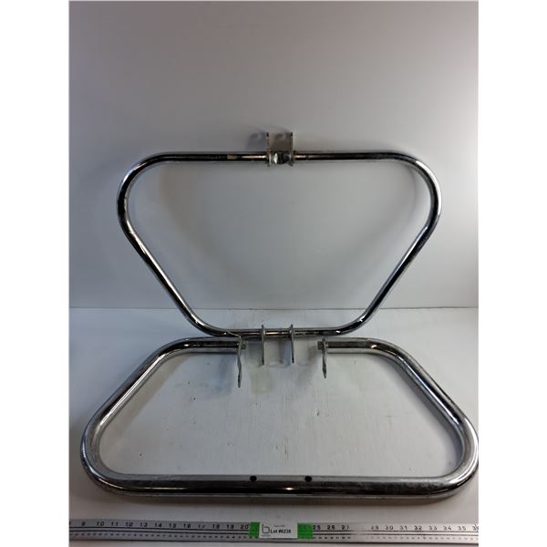 (2) Chrome Motorcycle Highway Bars 31" x 15", Cannot Ship