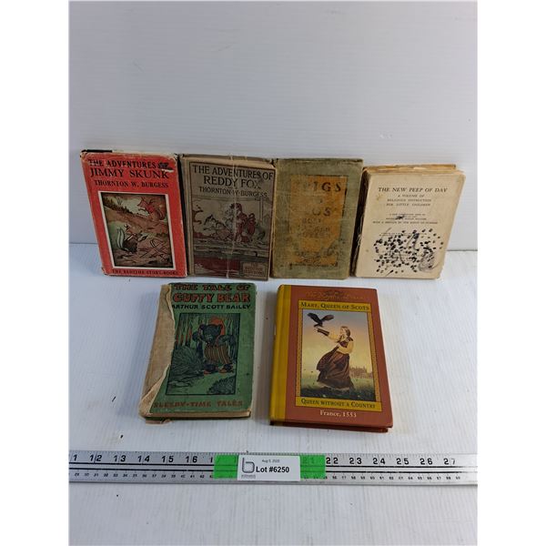 Various Books - The Tale of Cuffy Bear, Mary, Queen of Scots and The Adventures of Jimmy Skunk
