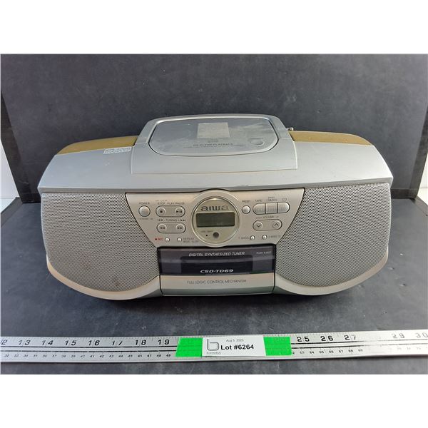 Aiwa CD-R/RW Playback Recorder/Player - Tested