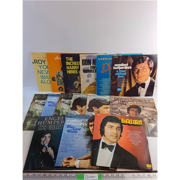 Various Vinyl Records - Engelbert Humperdinck, Harry Hibs and Don Ho
