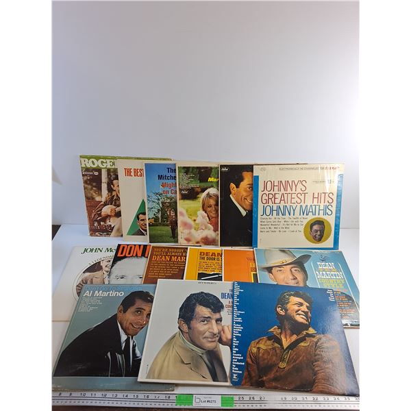 Various Vinyl Records - Johnny's Greatest Hits, Al Martino and Dean Martin
