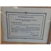 Image 2 : Framed The Commissioner for Oaths Act Signed Certificate 13" x 10"
