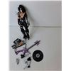 Image 2 : (2) KISS Figurines with Accessories- As Is