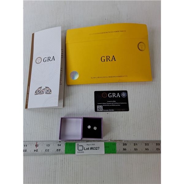 Moissanite Earrings, Cannot Authenticate