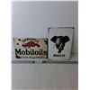 Image 1 : Pirelli and Mobiloils Signs - 12x18
