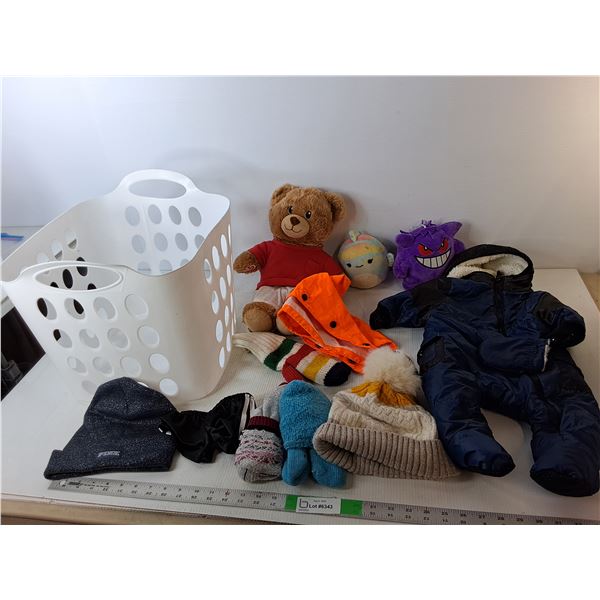 Plastic Hamper, Infant Snowsuit- 3 Months, Build-a-bear, Misc.