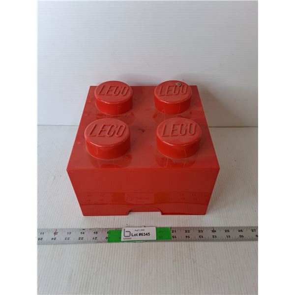 Lego Pieces & 10" Storage Box