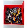 Image 2 : Lego Pieces & 10" Storage Box