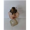 Image 2 : Glass Oil Lamp- As Is, Cannot Ship 12" Tall
