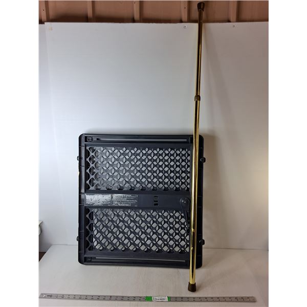 55" Gold Shower And 26" Child/Pet Gate  -  PICK UP
