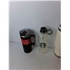 Image 3 : (4) Travel Mugs/Water Bottles Starbucks Tim Hortons Bass Pro Shops