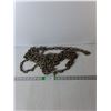 Image 1 : Metal Chain Aprox .75" Wide Unknown Length Some Rust