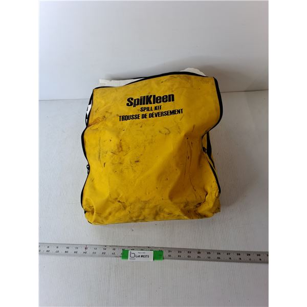 SpilKleen Cloth Spill Kit Used