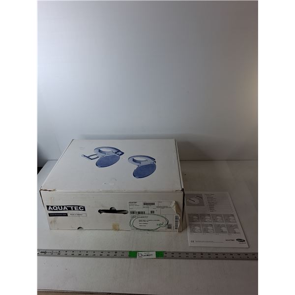 Aquatec 90000 4" Raised Toilet Seat with Armrests, Appears NIB