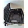 Image 2 : Euro United Black Plastic Tote 14 Gallon with Lid 26" x 22" x 10", Cannot Ship