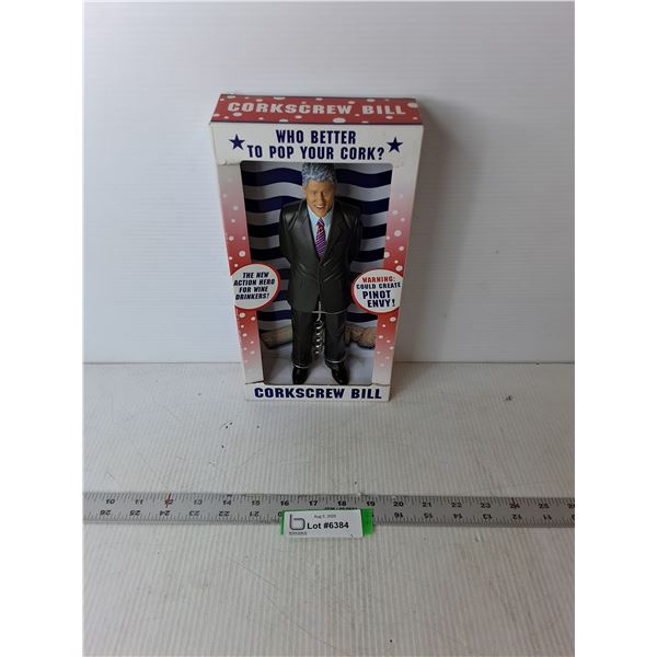 Bill Clinton Corkscrew Figure NIB