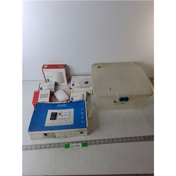 Honeywell Motion Detector, Siren, Door Sensor, Controller